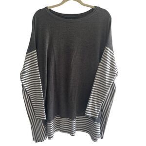 Not for Sale !!  Artsy Poncho Style Long Sleeve Shirt Top Women’s Size Small